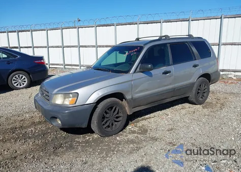 2005 Subaru Forester 2.5X из США, поврежденный, VIN JF1SG636X5H753007